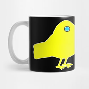 beautiful yellow sparrow Mug